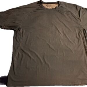 Gray Short Sleeve Tee with Crew Neck